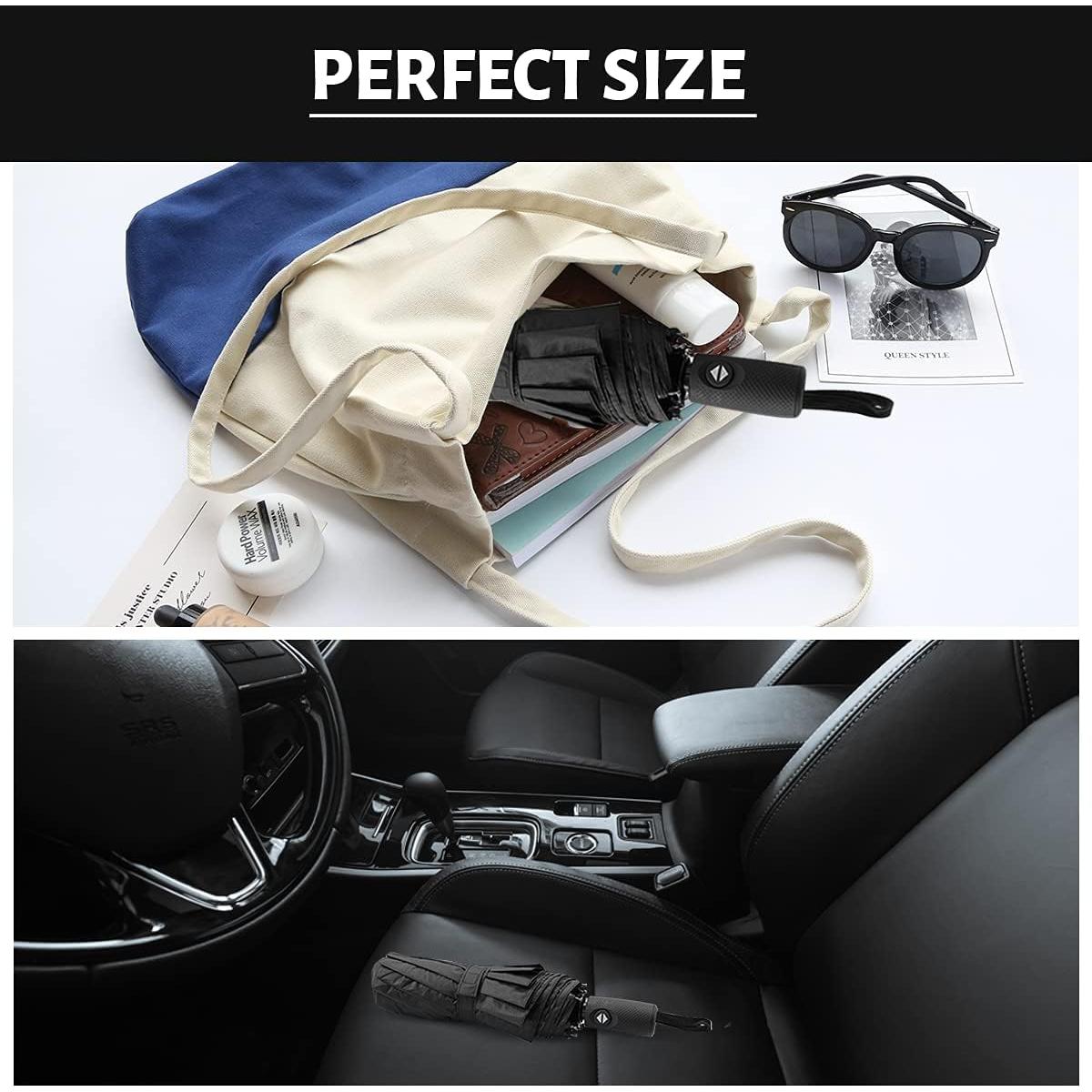 Paraguas LLanxiry Plegable Automático Resistente al Viento