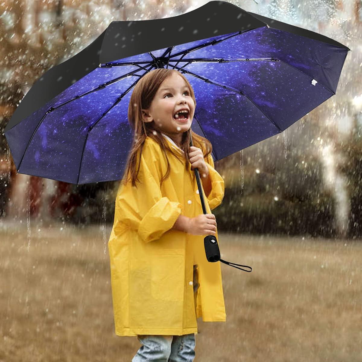 Paraguas LLanxiry Plegable Automático Resistente al Viento