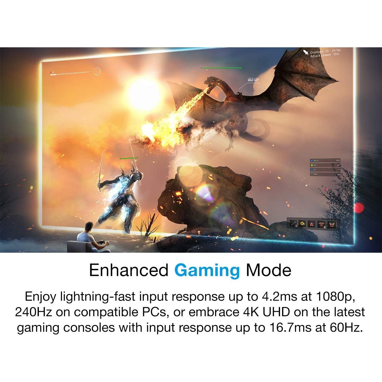 Proyector Optoma UHD35 4K 3600 Lúmenes 240Hz Modo Juego