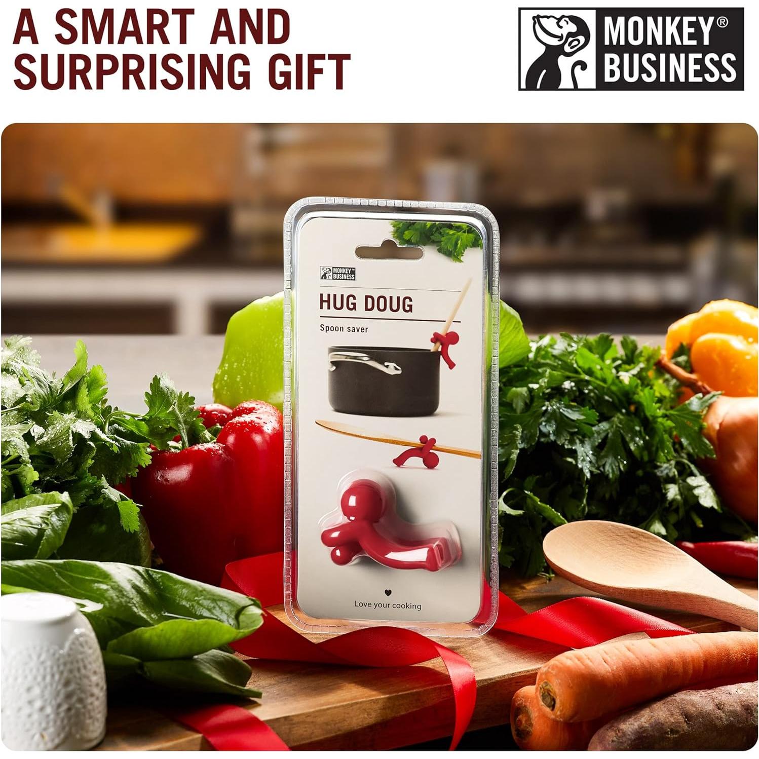 Soporte para Cucharas de Silicona Monkey Business Hug Doug
