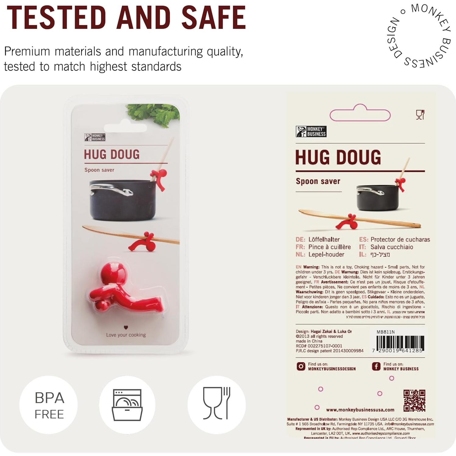 Soporte para Cucharas de Silicona Monkey Business Hug Doug