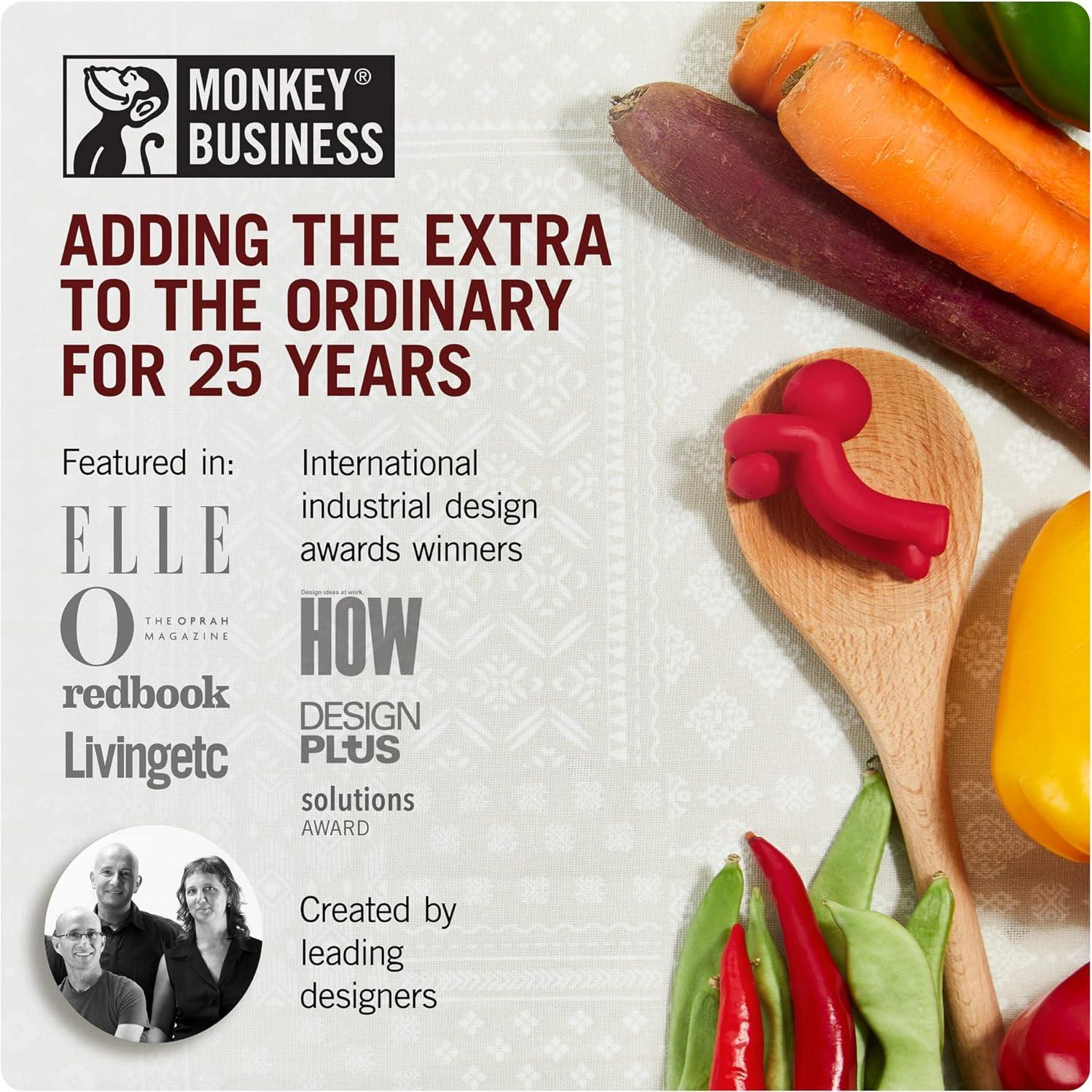 Soporte para Cucharas de Silicona Monkey Business Hug Doug