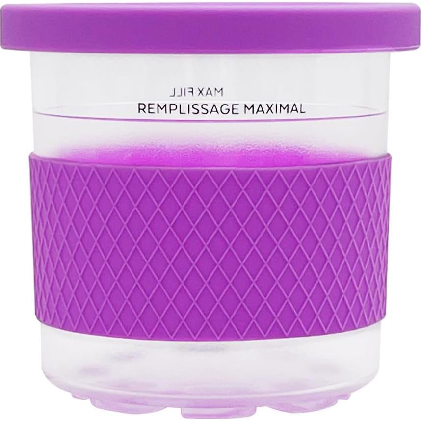 Contenedores Ice Creami Ninja 16oz - Paquete de 4 con Funda