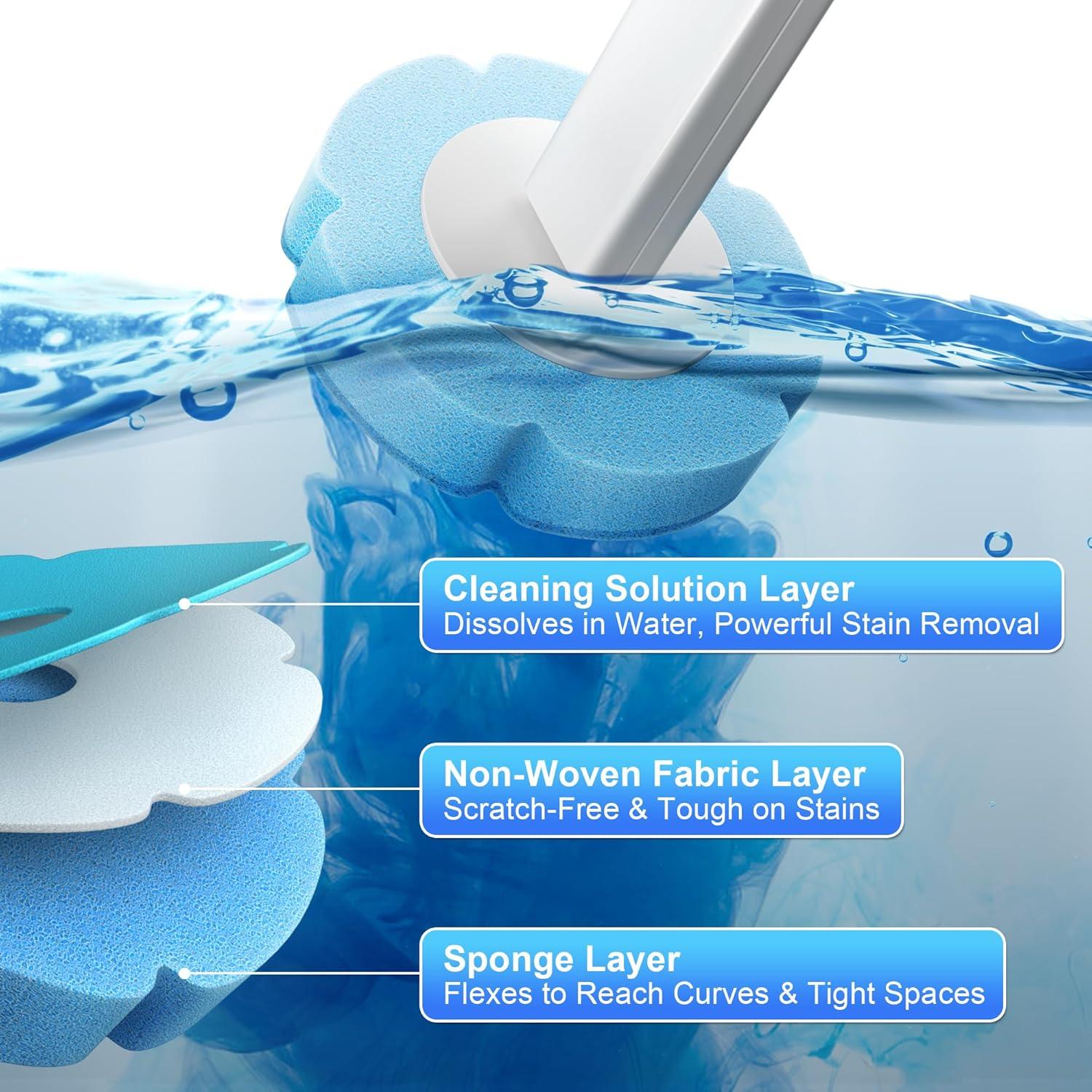 Juego de Limpieza JOYMOOP: Mopa, Cubo y Cepillo Inodoro