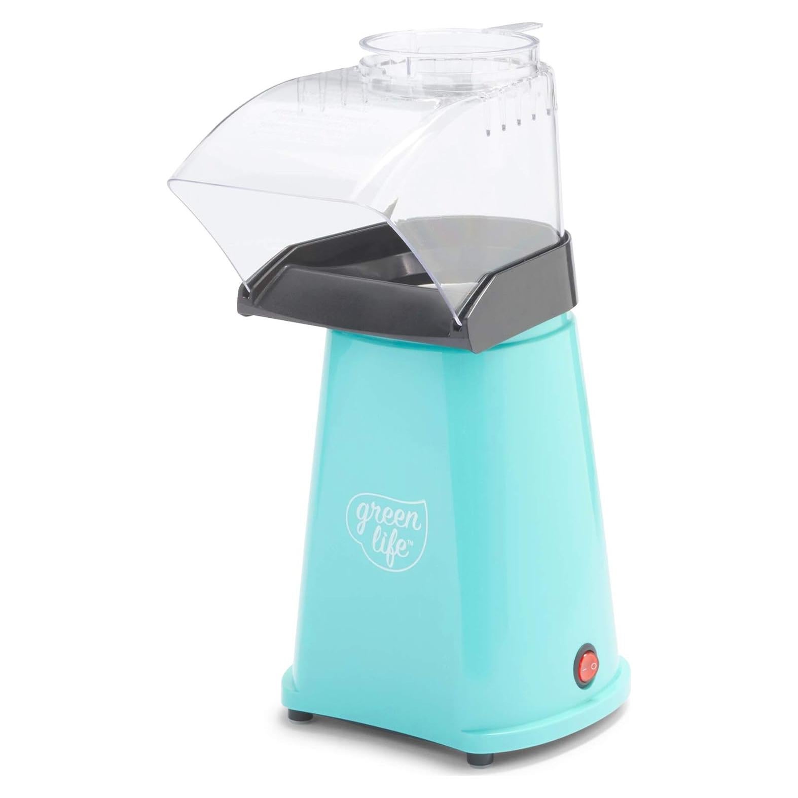Fabricante de Palomitas Eléctrico GreenLife 18 Tazas Turquesa