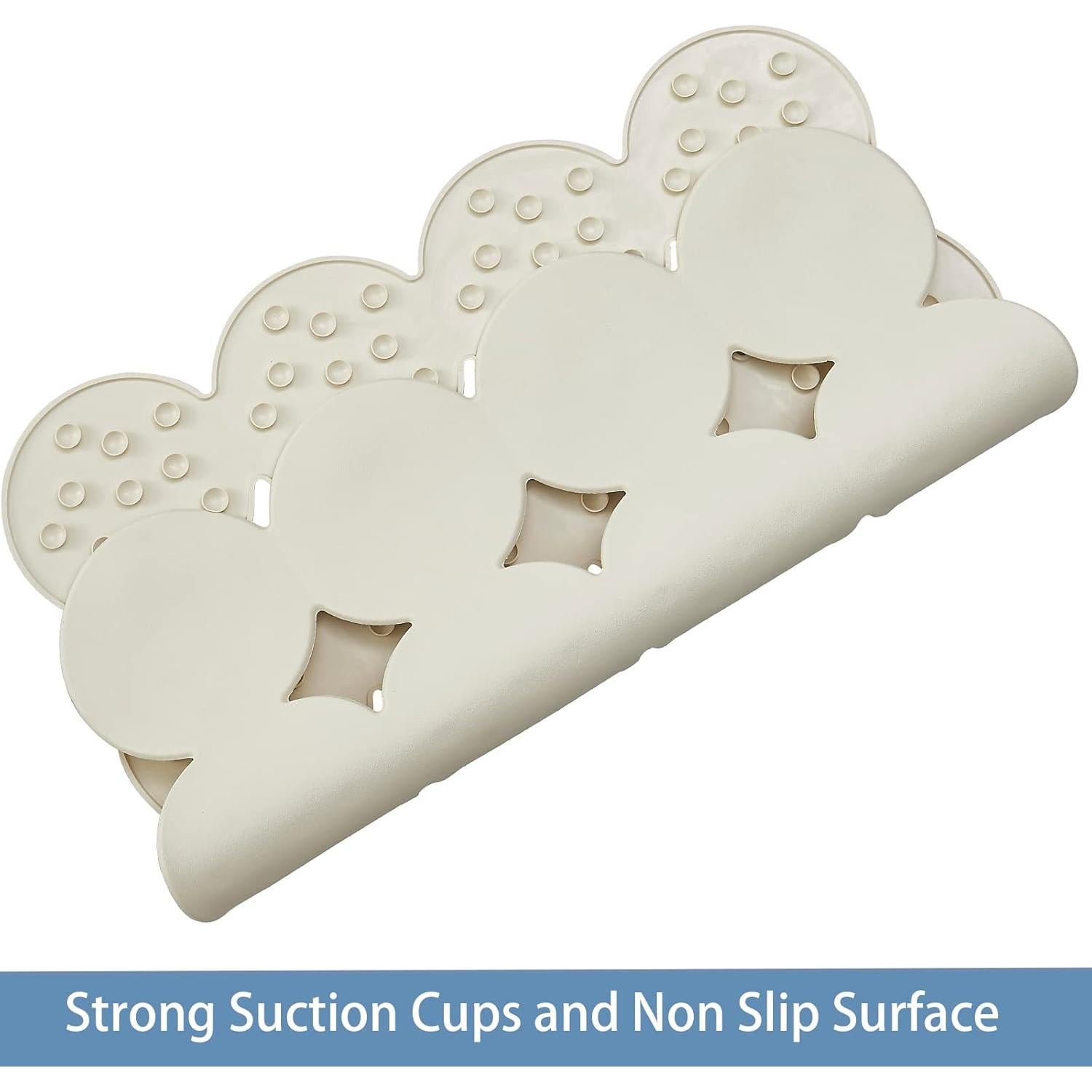 Alfombrilla de Ducha Antideslizante Webos Beige 53x53 cm