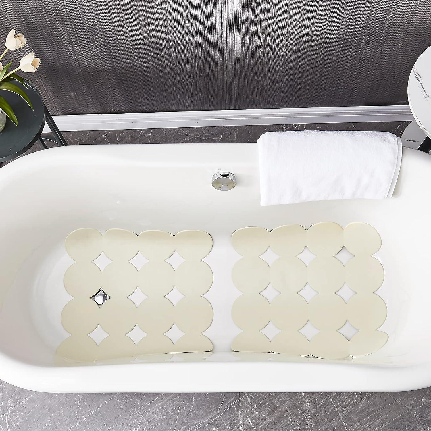 Alfombrilla de Ducha Antideslizante Webos Beige 53x53 cm