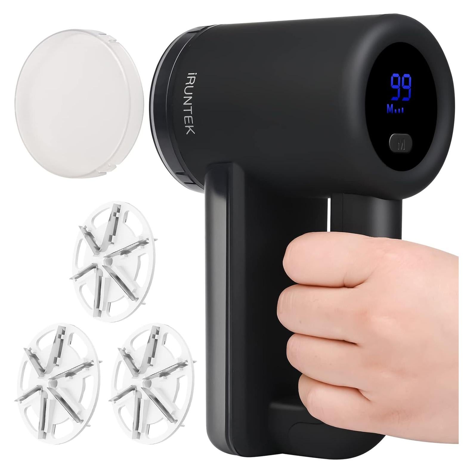 Quitapelusas Recargable iRUNTEK 3 Velocidades Pantalla LED