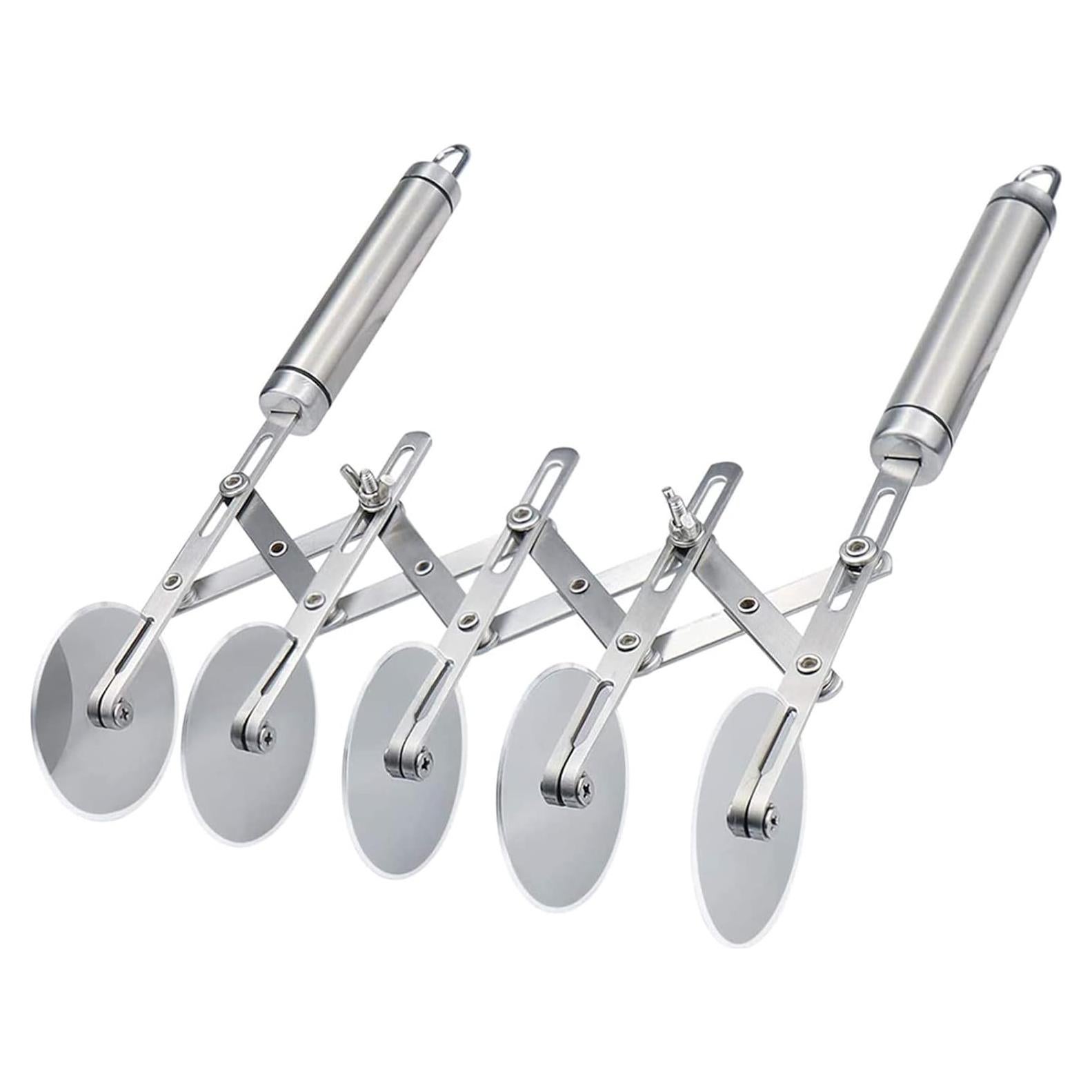 Cortador de Masa Juome de 5 Ruedas Acero Inoxidable 27 cm