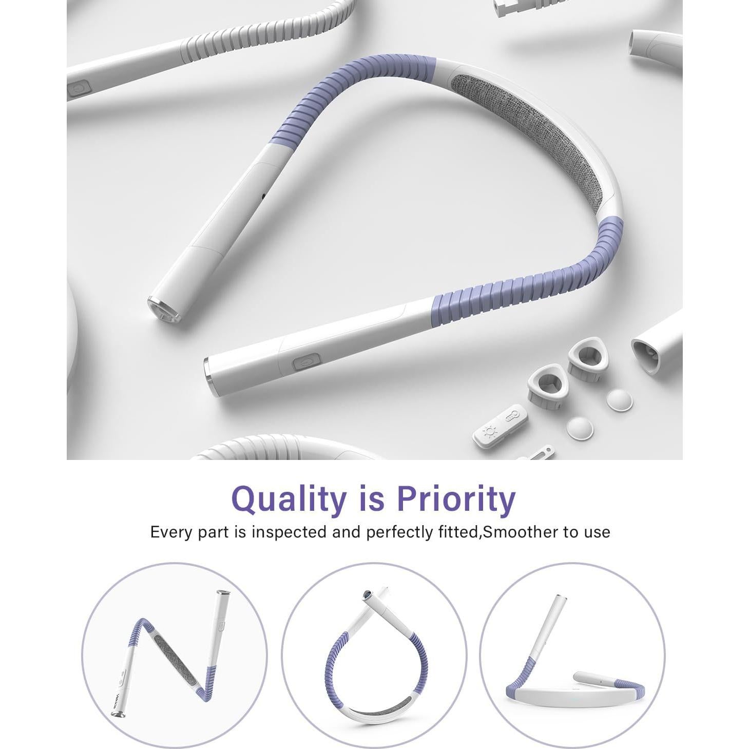 Luz de Lectura LED Vekkia Recargable para el Cuello 3 Colores