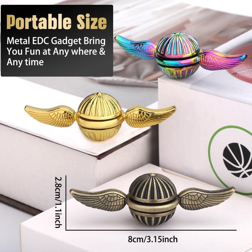 Spinner Antiestrés Dorado Umnodobn 15x12cm Juguete de Mano