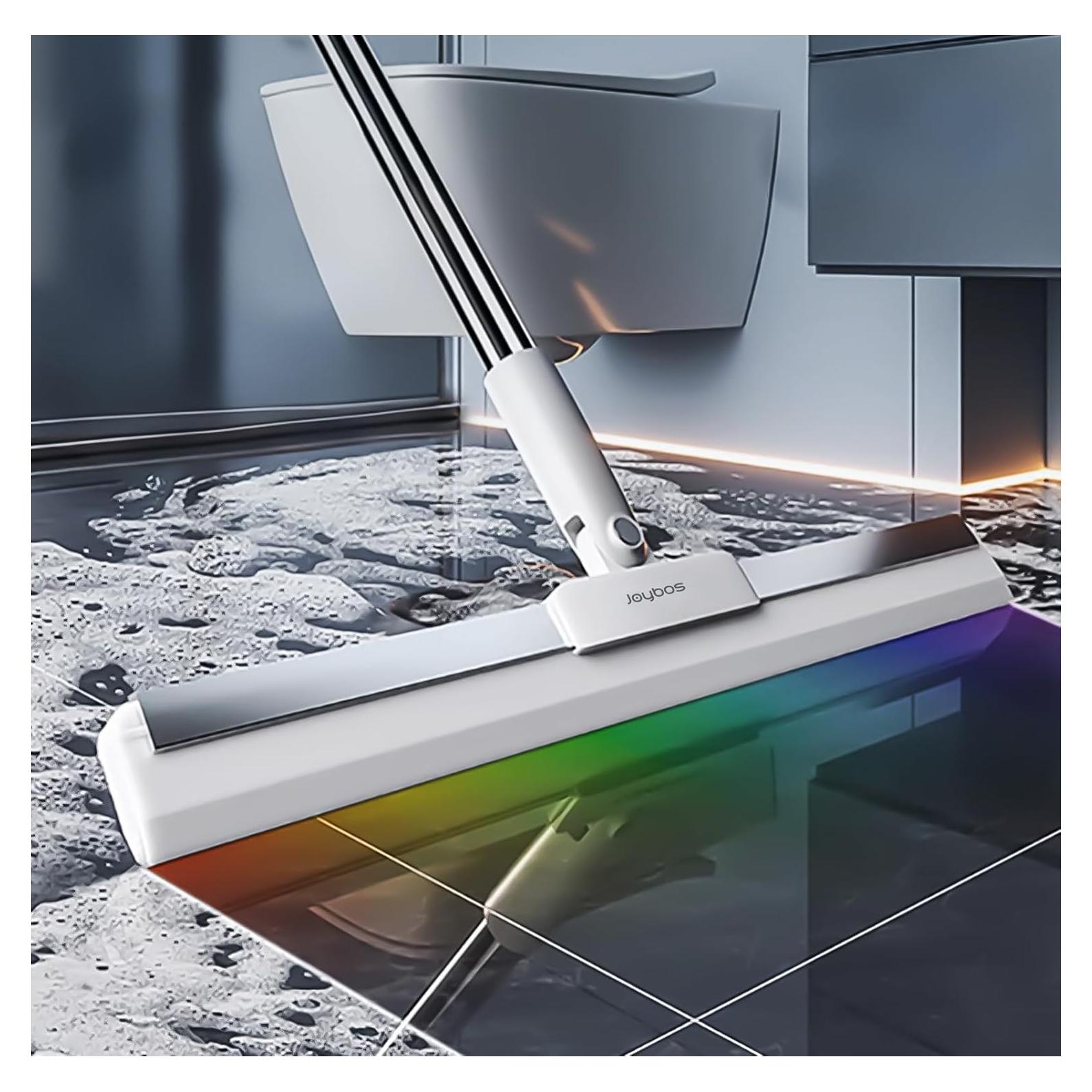 Escoba Limpiadora JOYBOS 30 cm de Silicona con Mango Largo 127 cm