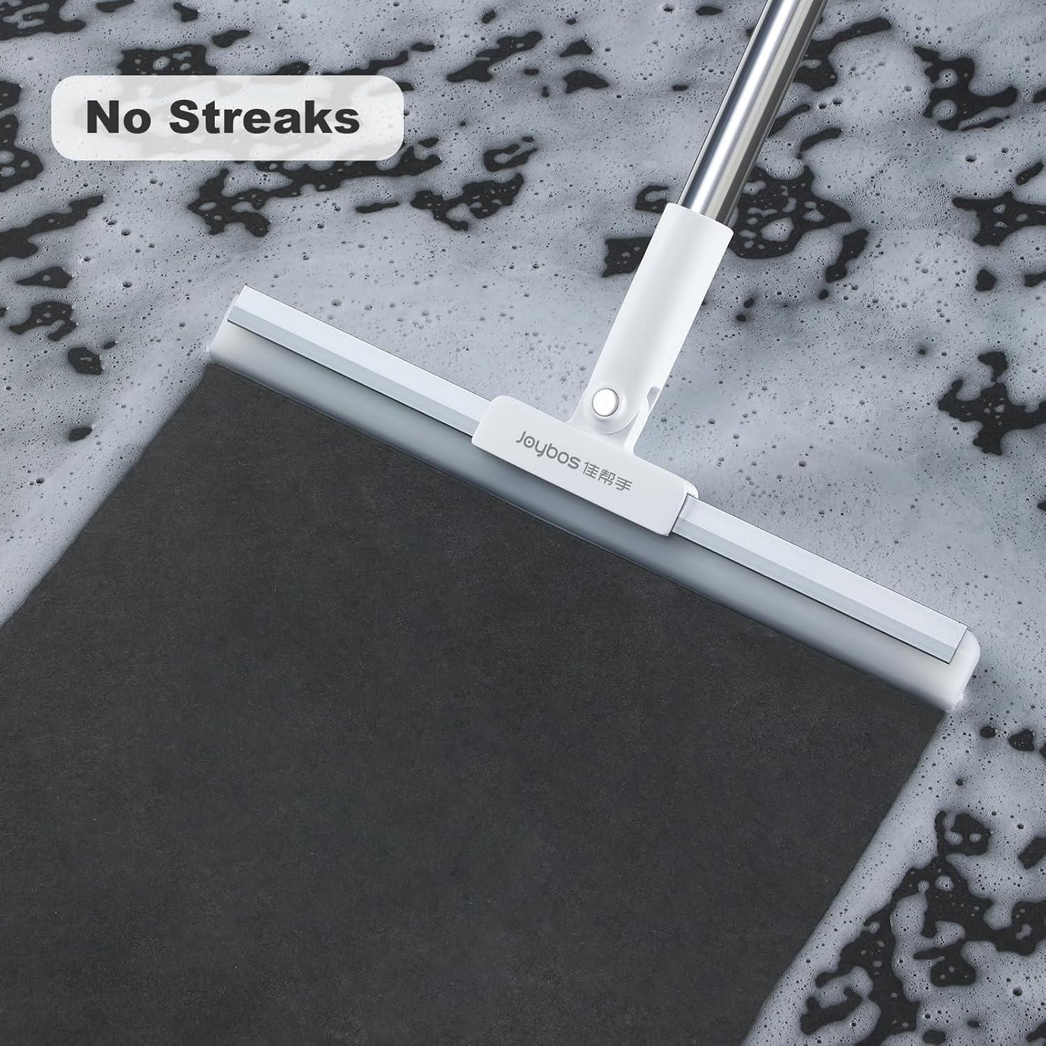 Escoba Limpiadora JOYBOS 30 cm de Silicona con Mango Largo 127 cm