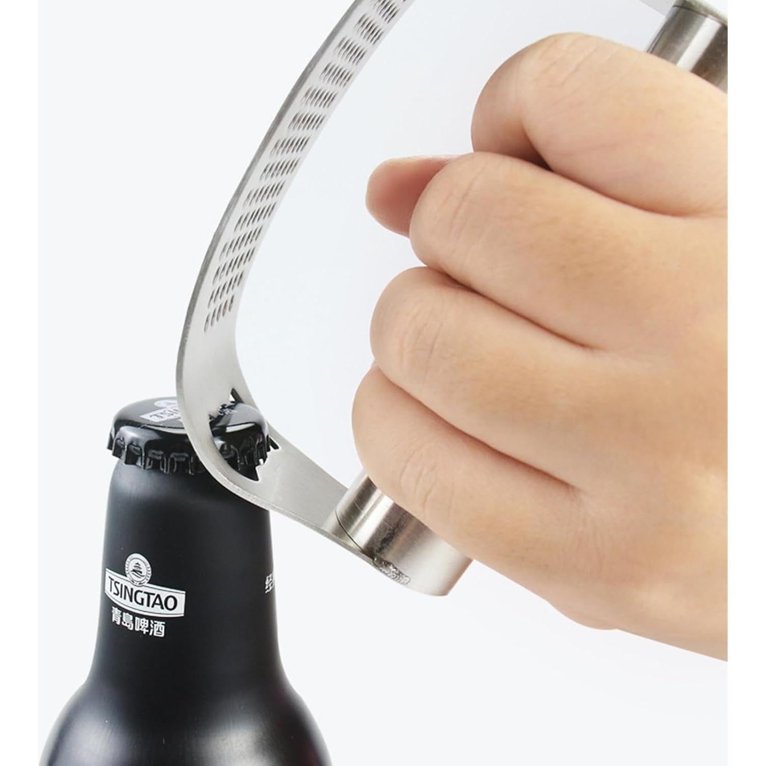 Prensa de Ajo Rocker Acero Inoxidable 304 2 en 1 con Pelador