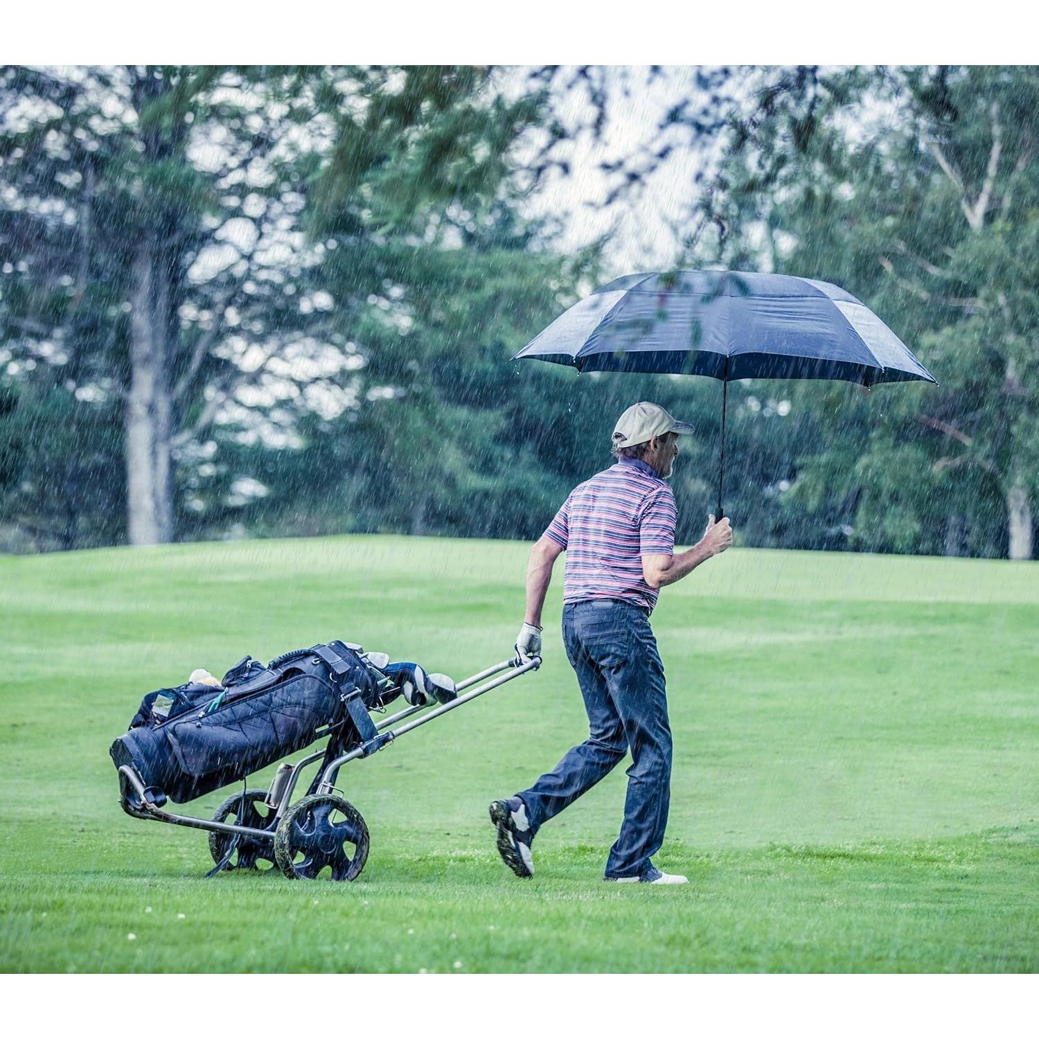 Paraguas de Golf EEZ-Y 147 cm Doble Dosel Resistente