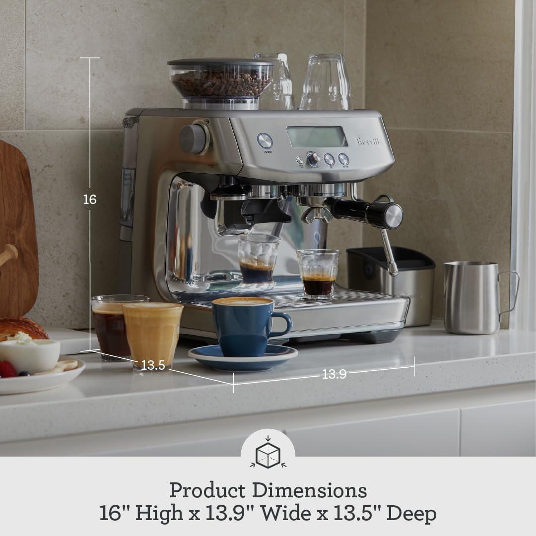 Máquina de Espresso Breville Barista Pro BES878BTR, 1.98L