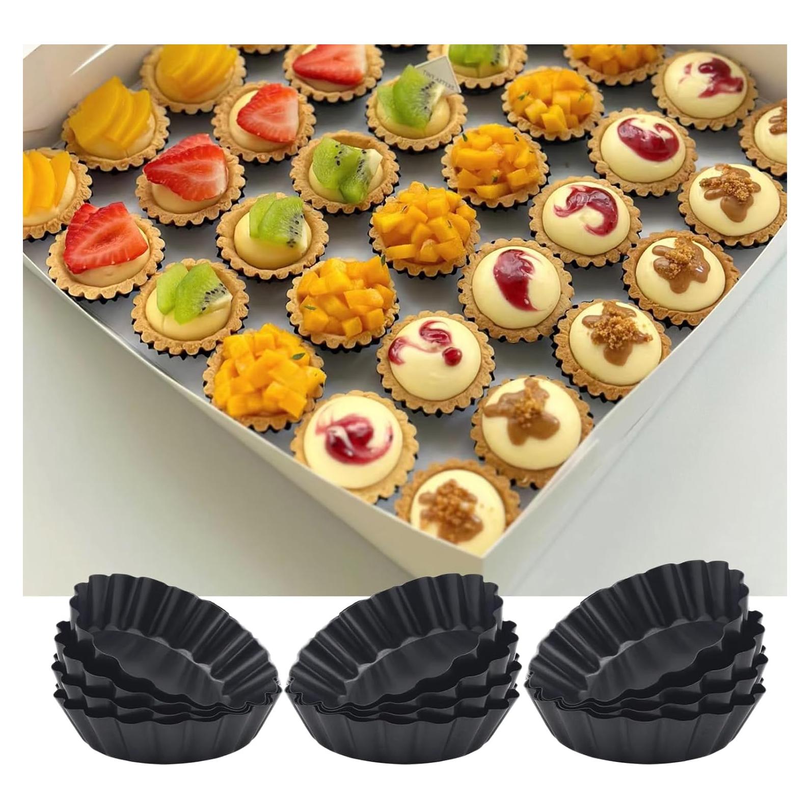 Sartenes Mini Quiche Yamteck 8cm Paquete de 12 Antiadherente