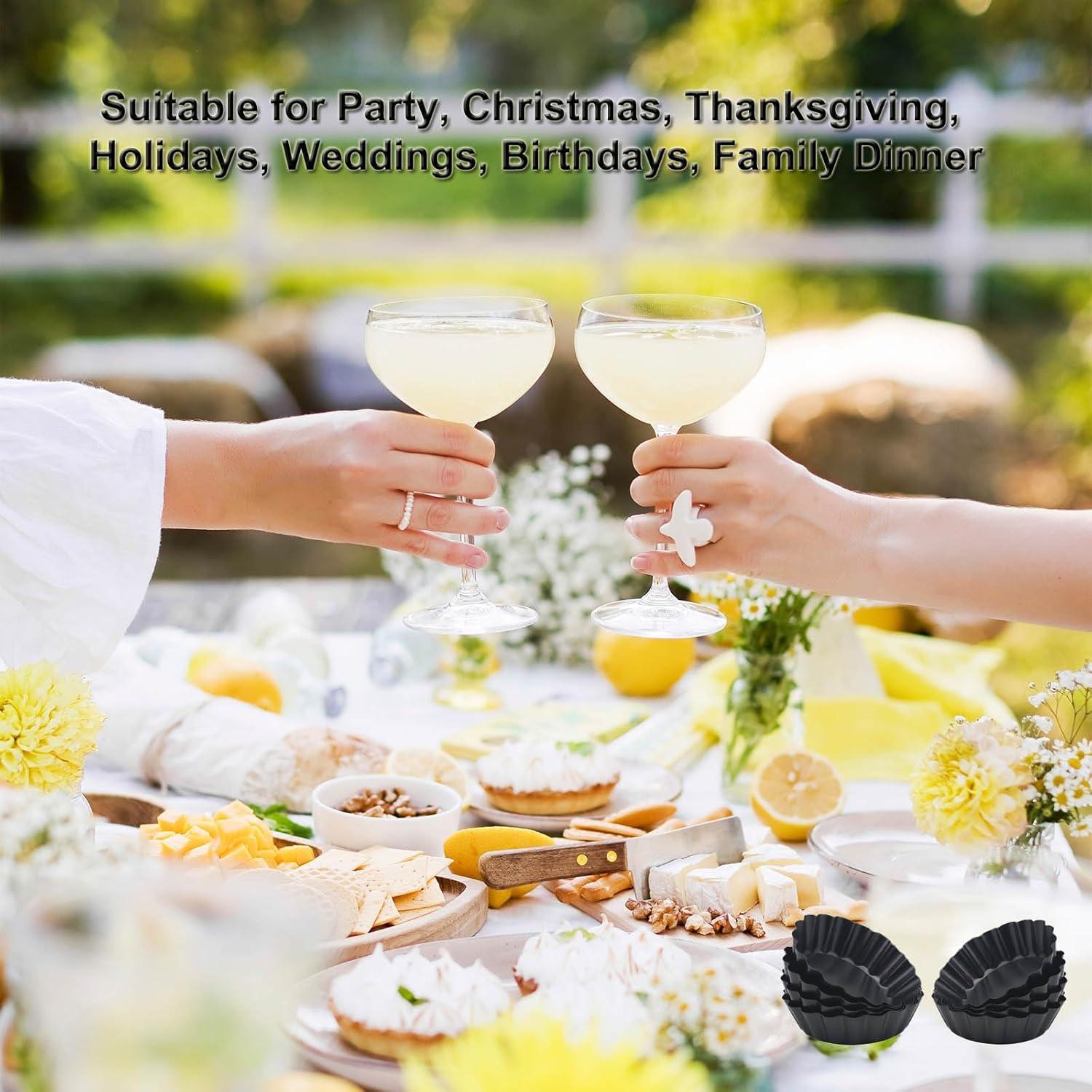 Sartenes Mini Quiche Yamteck 8cm Paquete de 12 Antiadherente