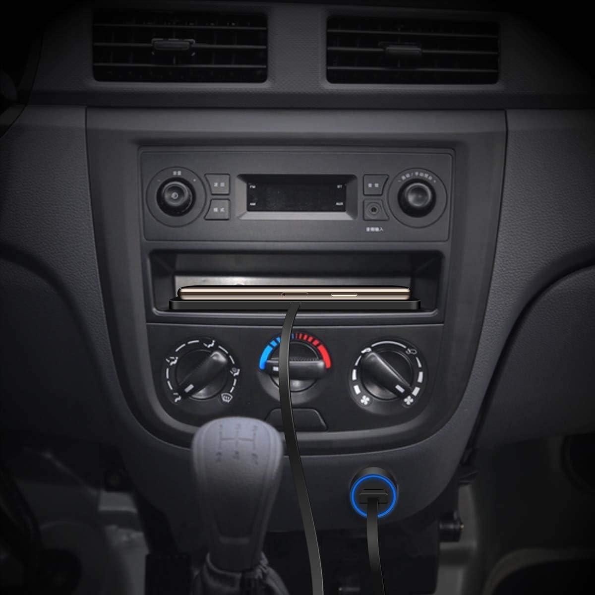 Cargador Inalámbrico para Automóvil ASUMATO Qi 15W 10W 7.5W