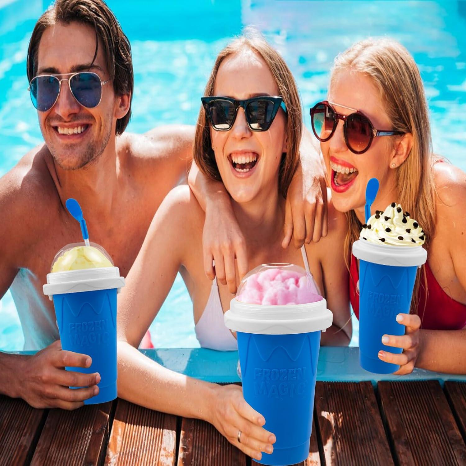 Taza Hacedora de Slushy Firjuty MakerCup Azul 0.5kg