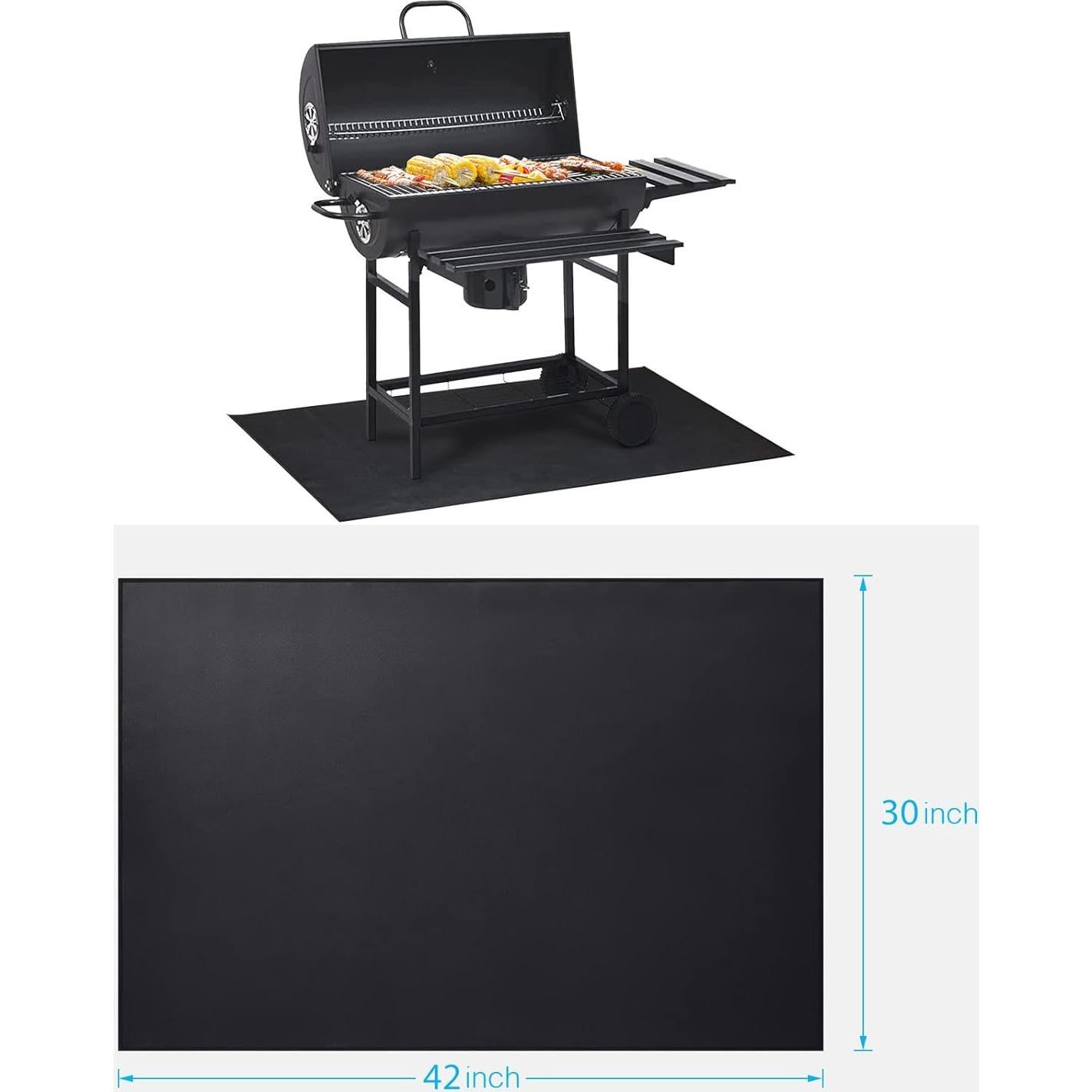 Alfombrilla para Parrilla Cvtayn 106.68x76.2 cm Resistente al Fuego