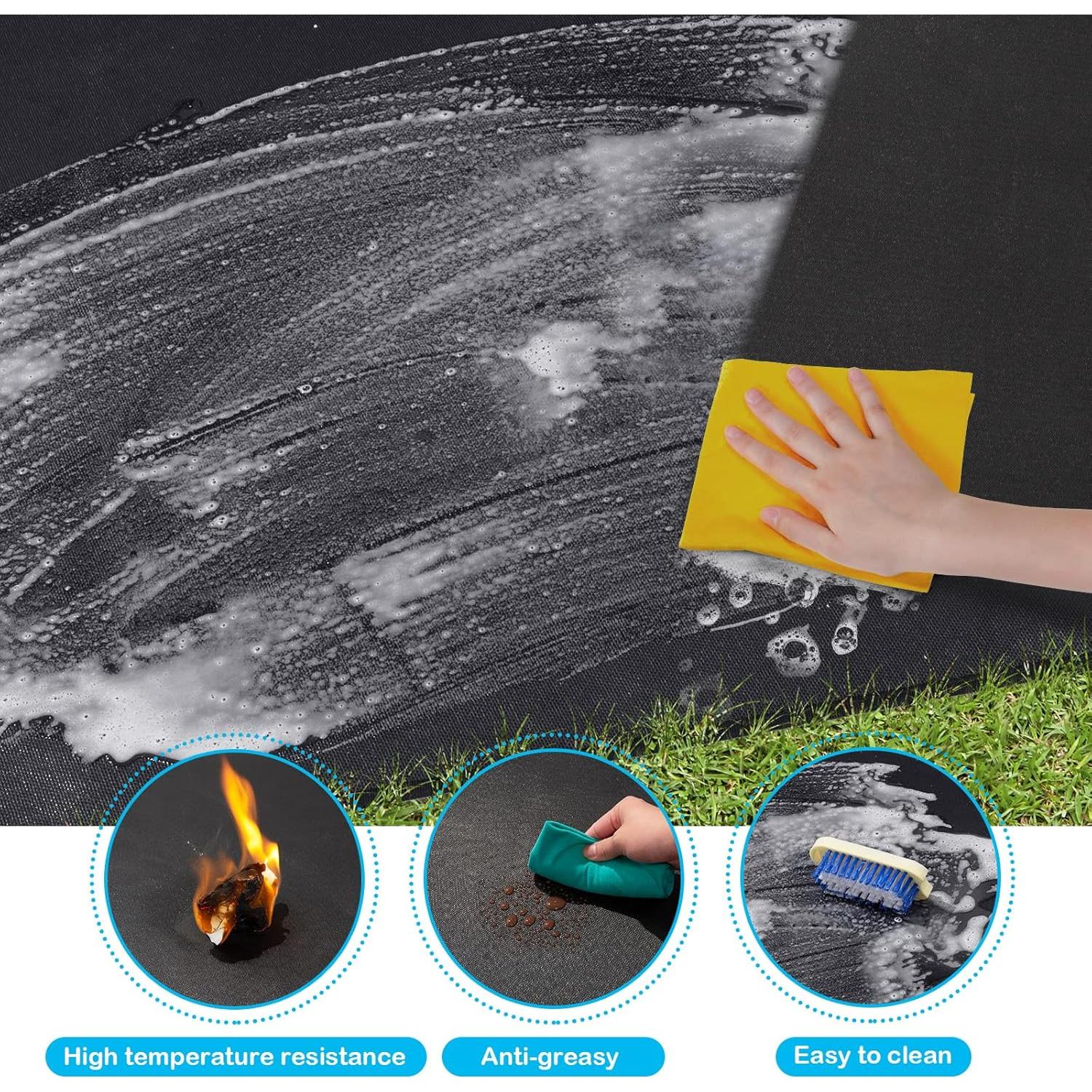 Alfombrilla para Parrilla Cvtayn 106.68x76.2 cm Resistente al Fuego