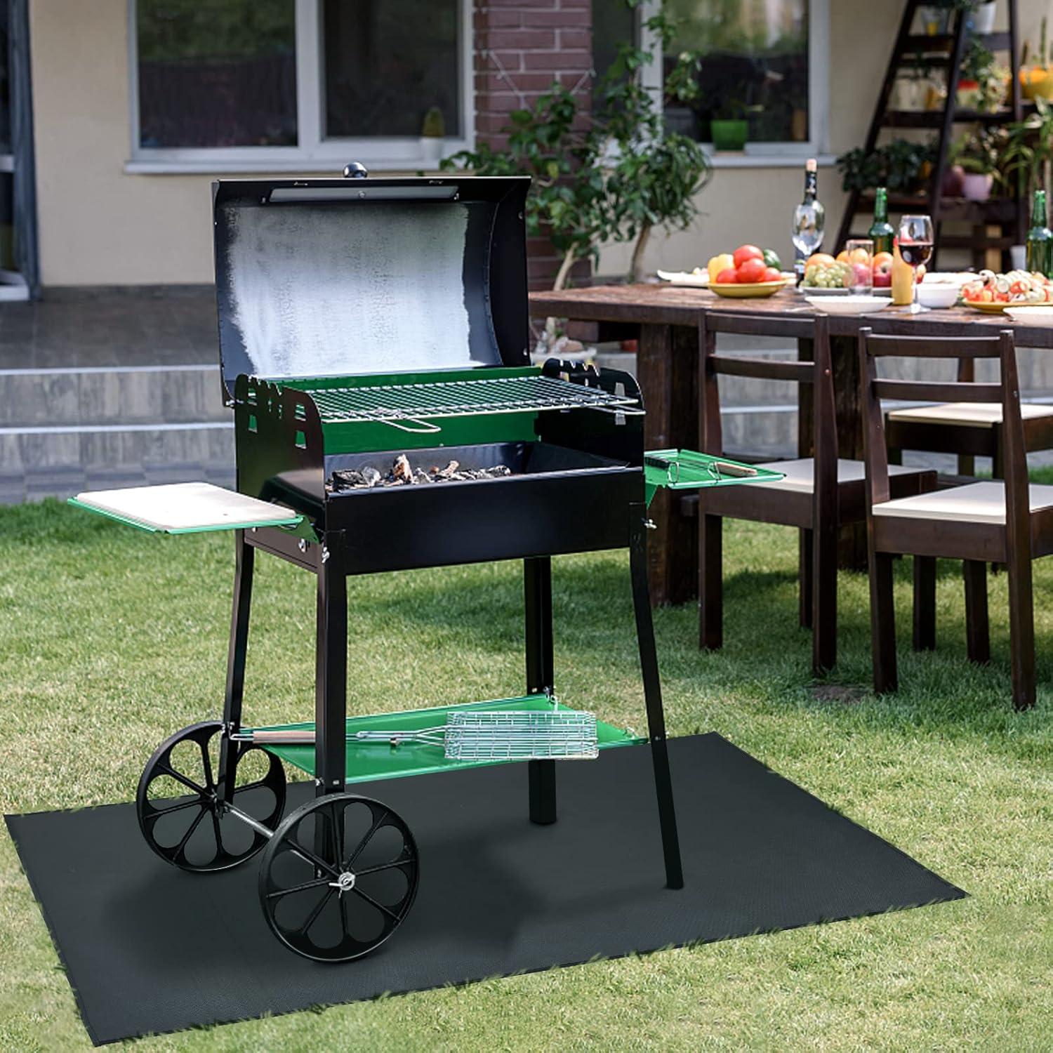 Alfombrilla para Parrilla Cvtayn 106.68x76.2 cm Resistente al Fuego