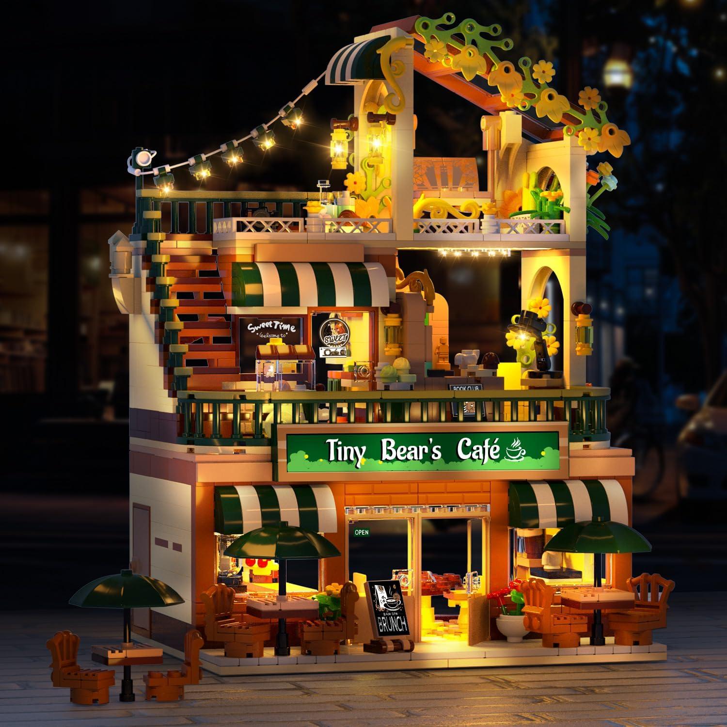 Juego de Construcción Cafetería INSOON 1173 PZS con Luz LED