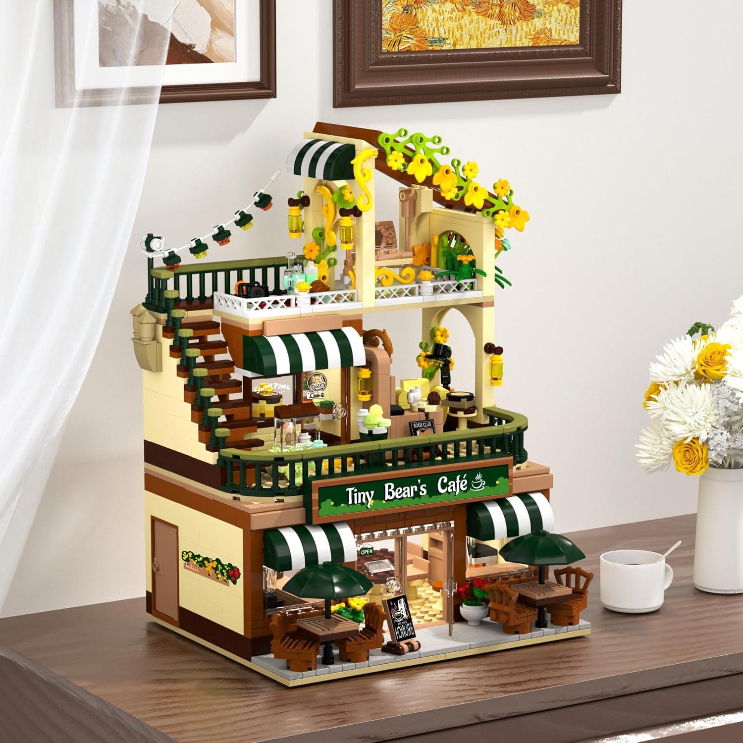 Juego de Construcción Cafetería INSOON 1173 PZS con Luz LED