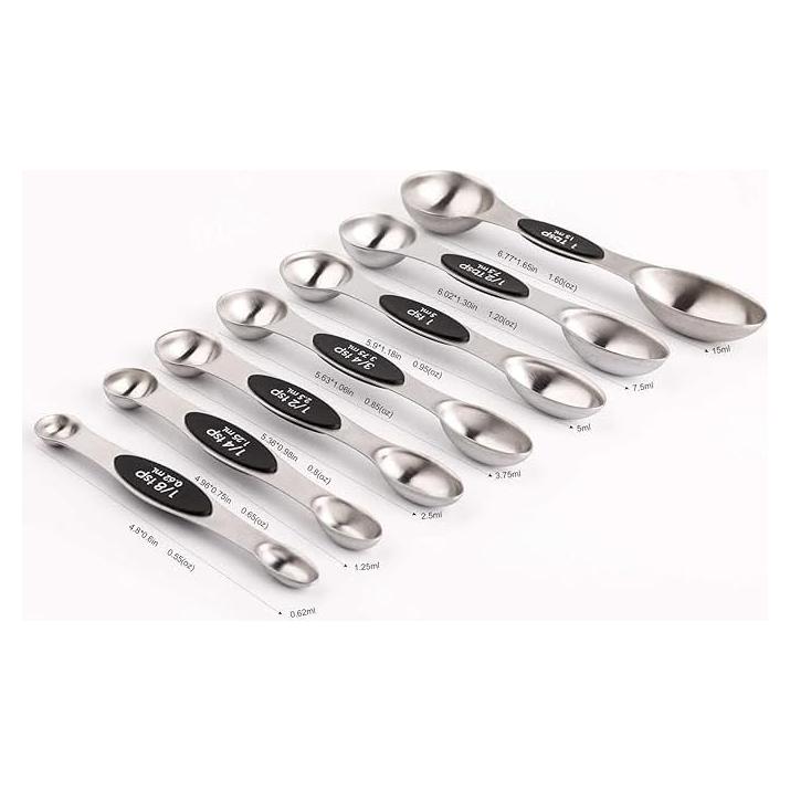 Juego de Cucharas Medidoras Magnéticas World Unique 8 Piezas