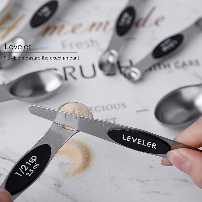 Juego de Cucharas Medidoras Magnéticas World Unique 8 Piezas