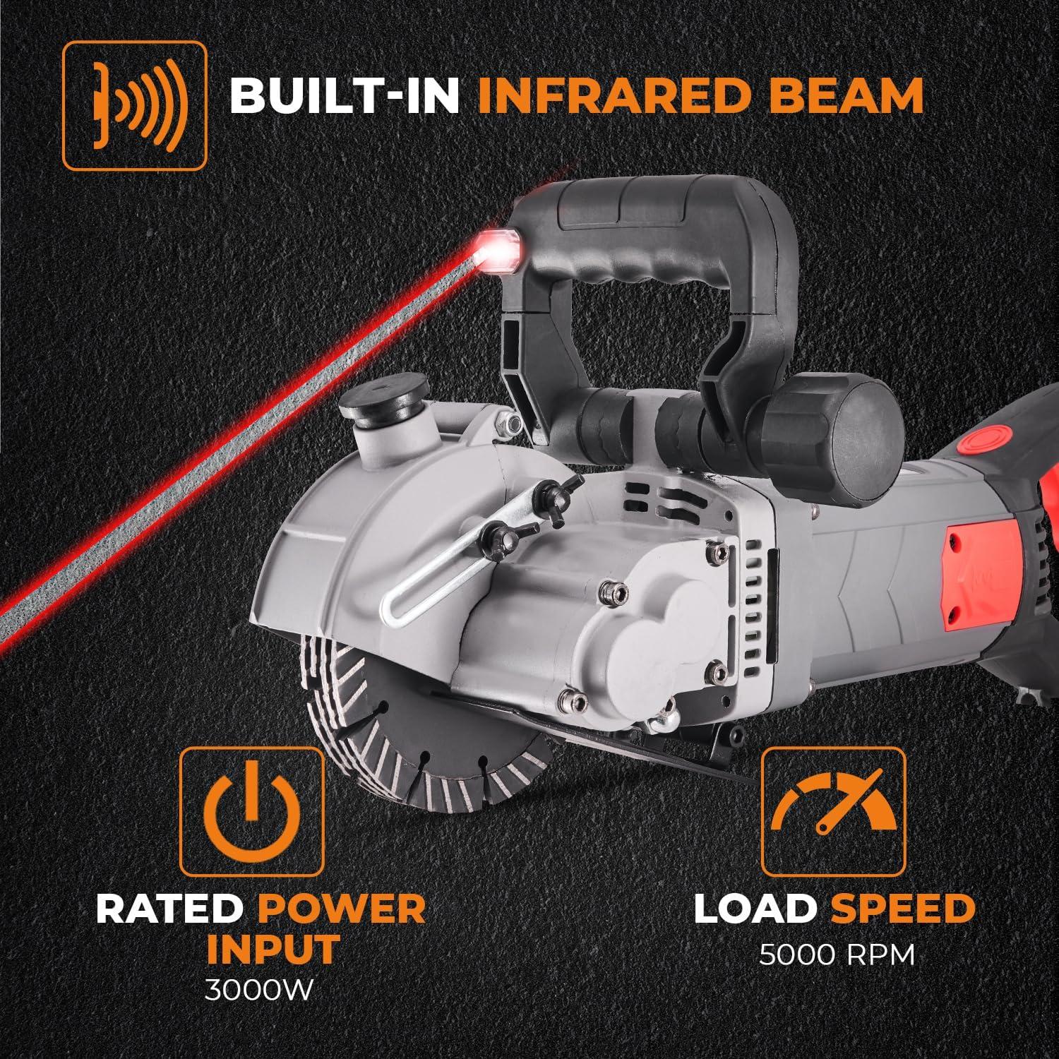 Máquina de Corte de Ranuras XtremepowerUS 3000W 10.65kg