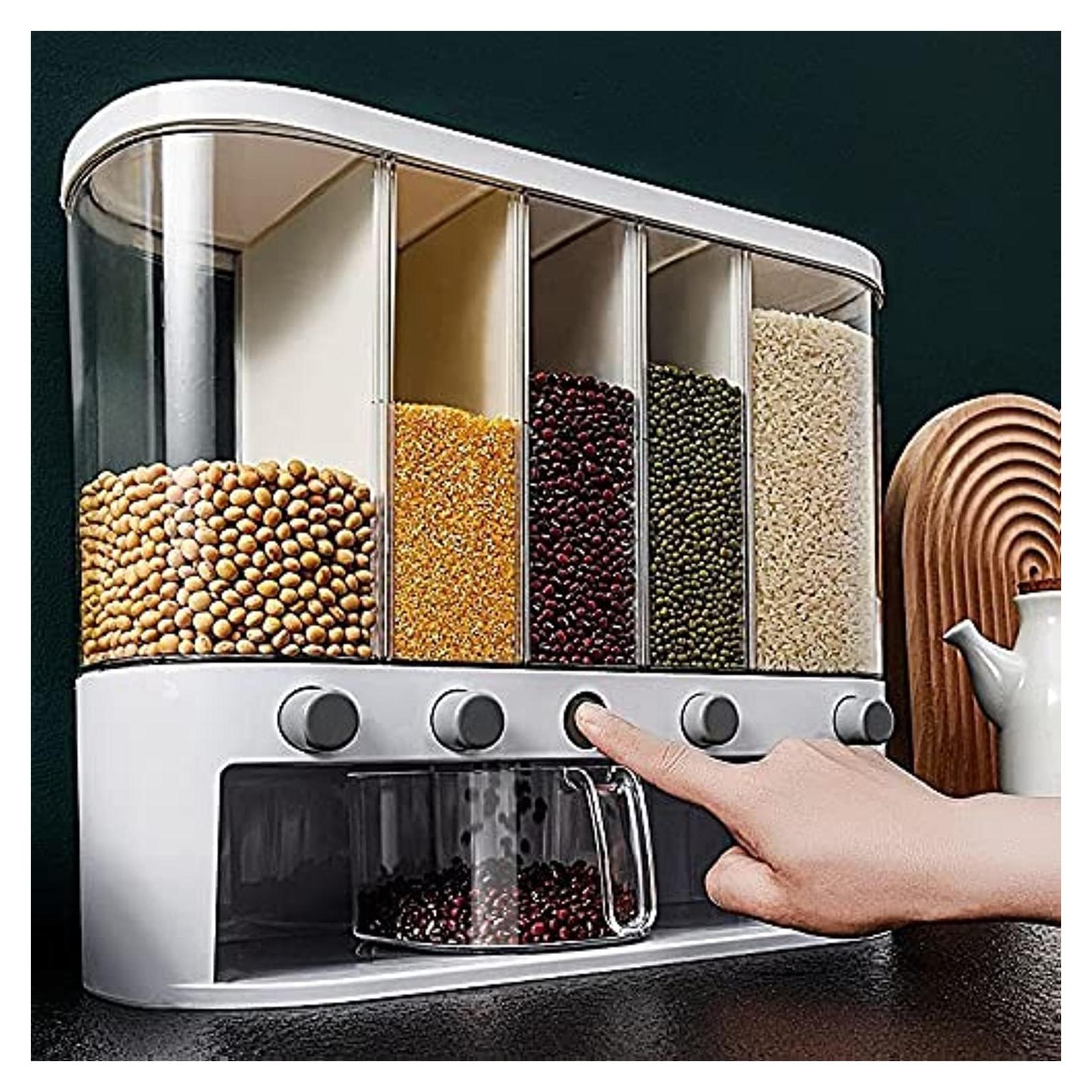 Dispensador de Comida Seca xilei A2 5 Compartimentos 12L