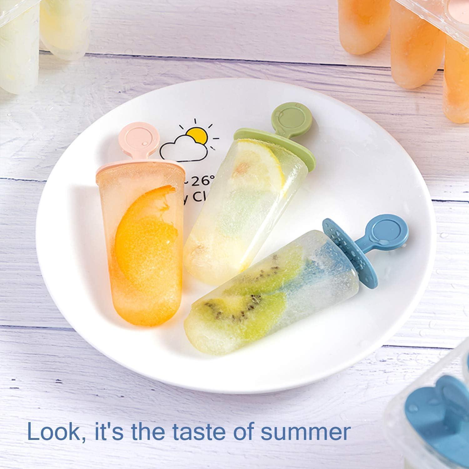 Moldes de Paletas de Silicona LANSKYWARE 8 Piezas Reutilizables