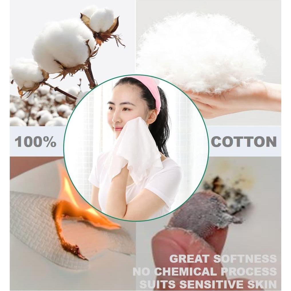 Toallas Comprimidas de Algodón QUALIALL - 1 Paquete de 20 Unidades