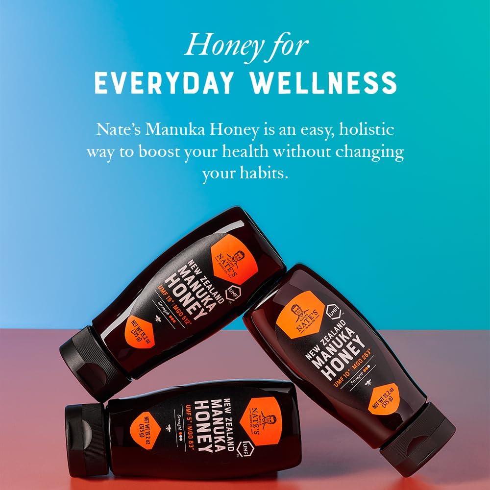Miel Cruda Manuka Nate MGO 83+ UMF 5+ 373 g Squeeze