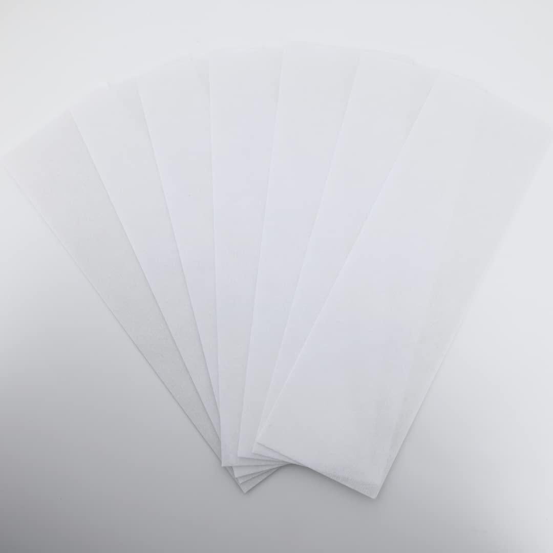 Tiras de Cera No Tejidas Omwah Beauty 200 Unidades 7.6x22.9 cm