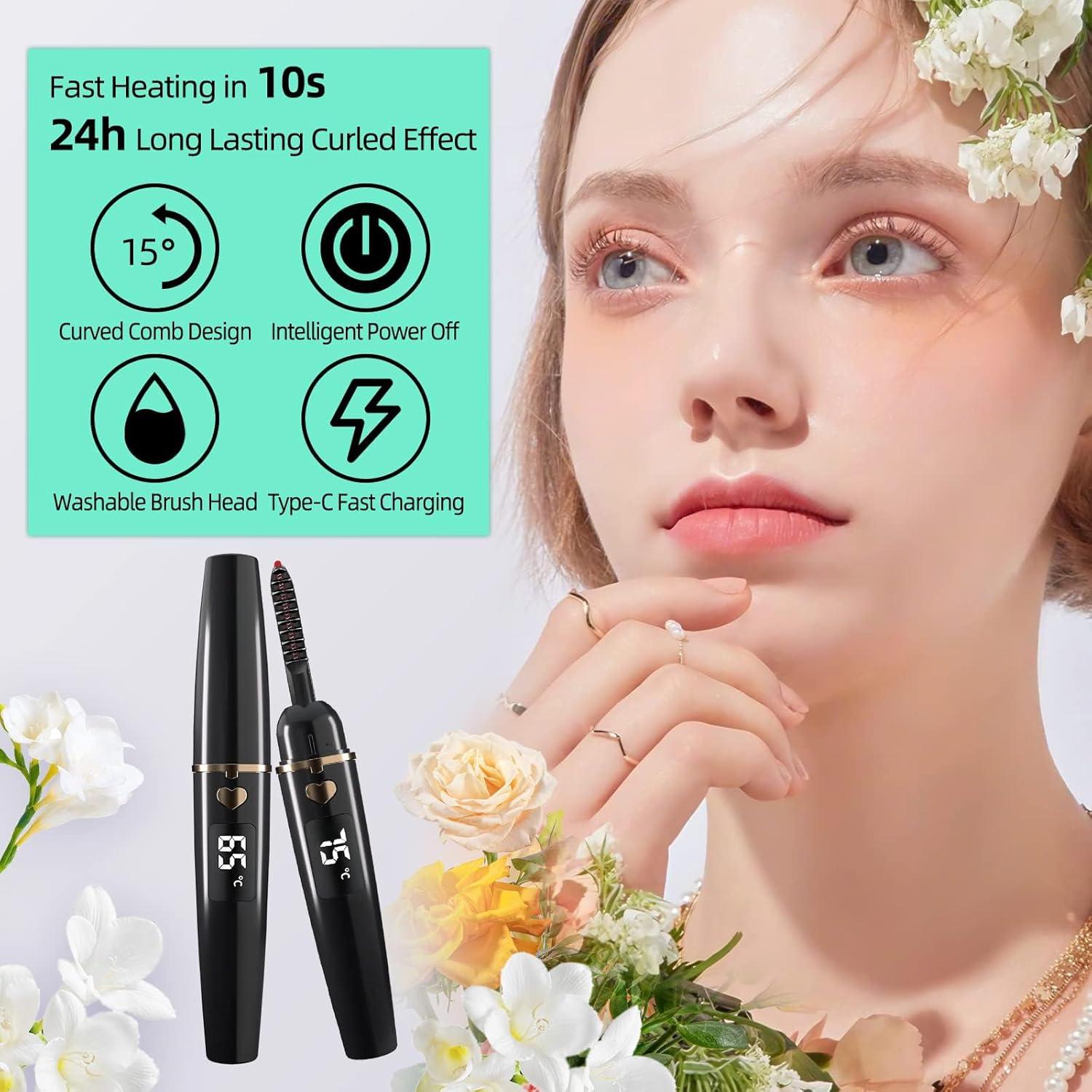 Rizador de Pestañas Eléctrico ZAPAL S600 Calentado USB-C