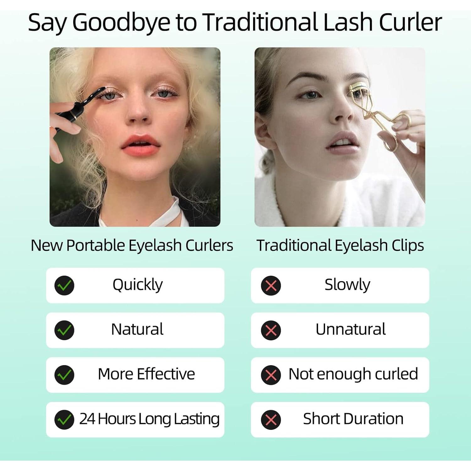 Rizador de Pestañas Eléctrico ZAPAL S600 Calentado USB-C