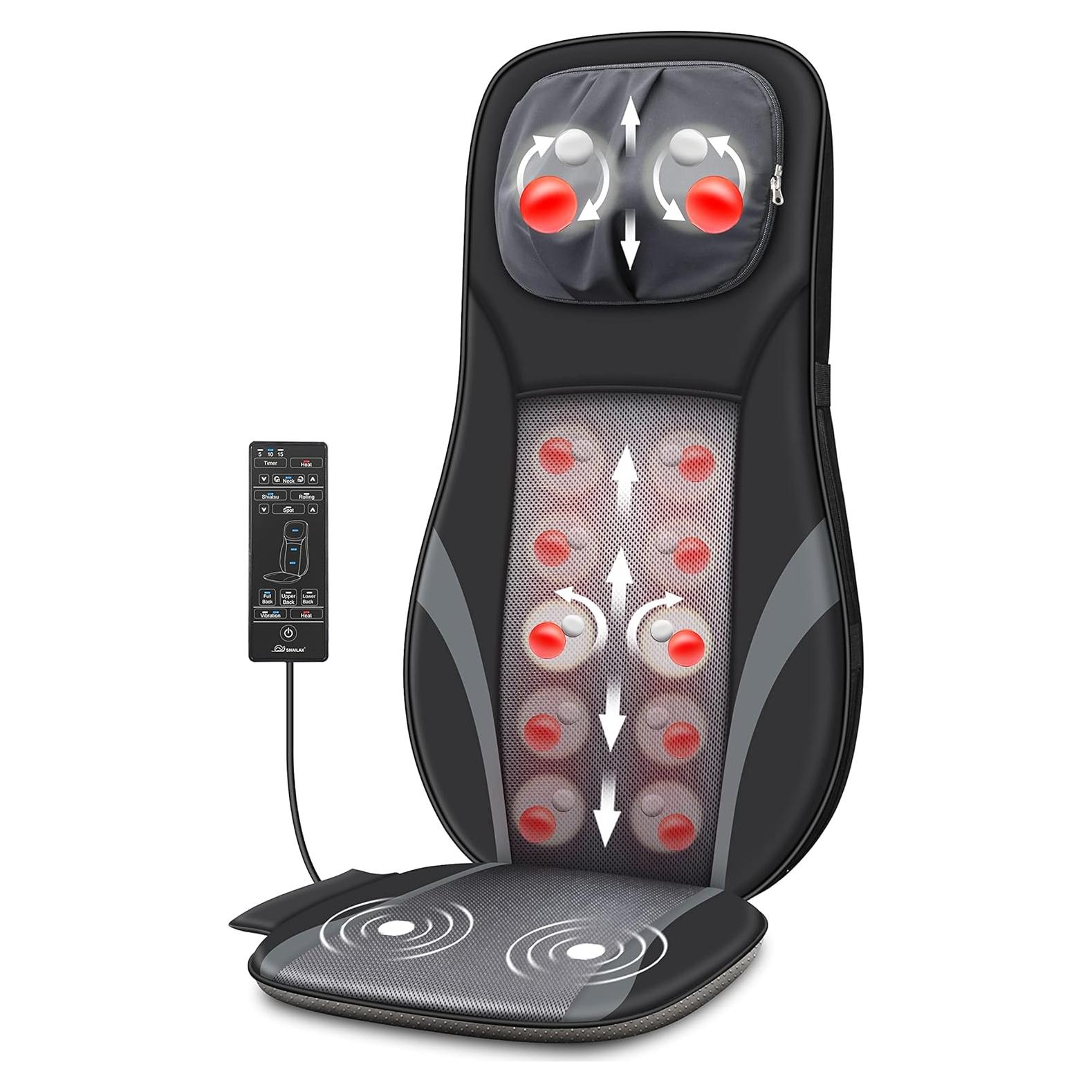 Masajeador de Espalda Shiatsu Snailax SL-234 con Calor