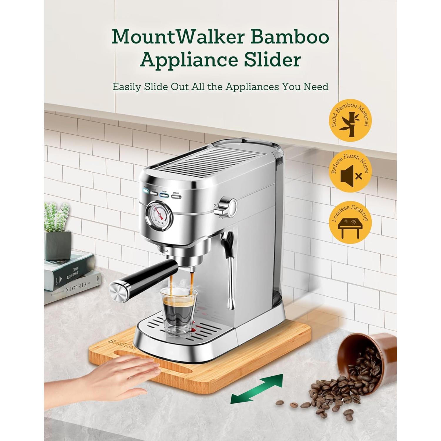 Bandeja Deslizante de Bambú para Electrodomésticos 24.1x35.6cm