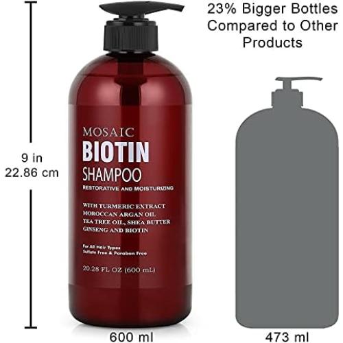 Conjunto Champú y Acondicionador Biotina 1.36kg - Cuidado Cabello Fino