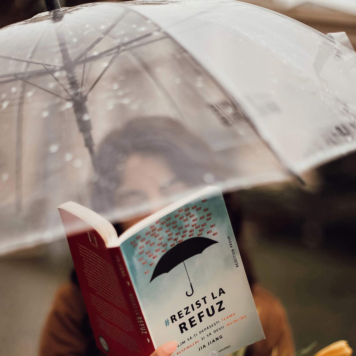 G4Free Paraguas de Golf Transparente 157 cm Automático