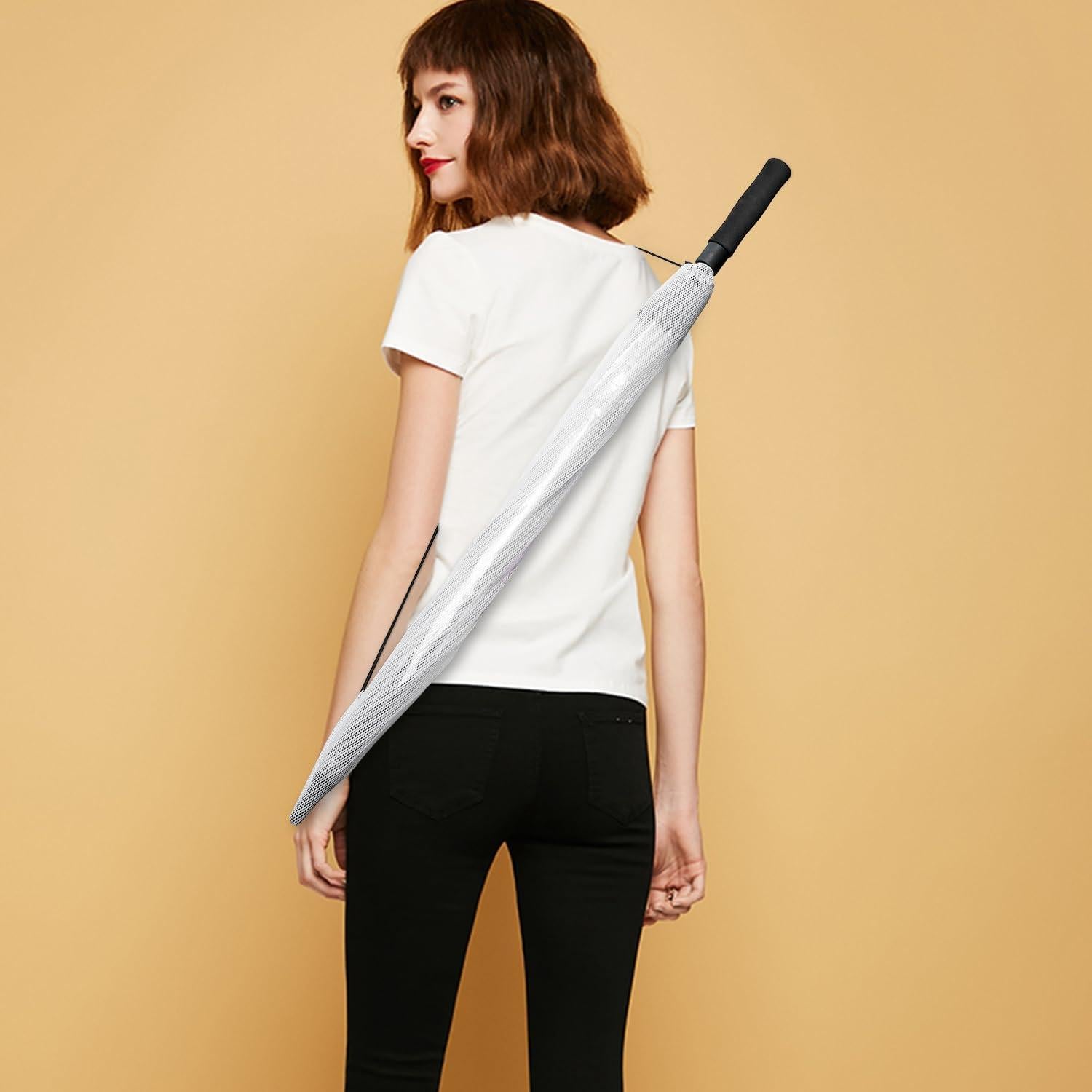 G4Free Paraguas de Golf Transparente 157 cm Automático