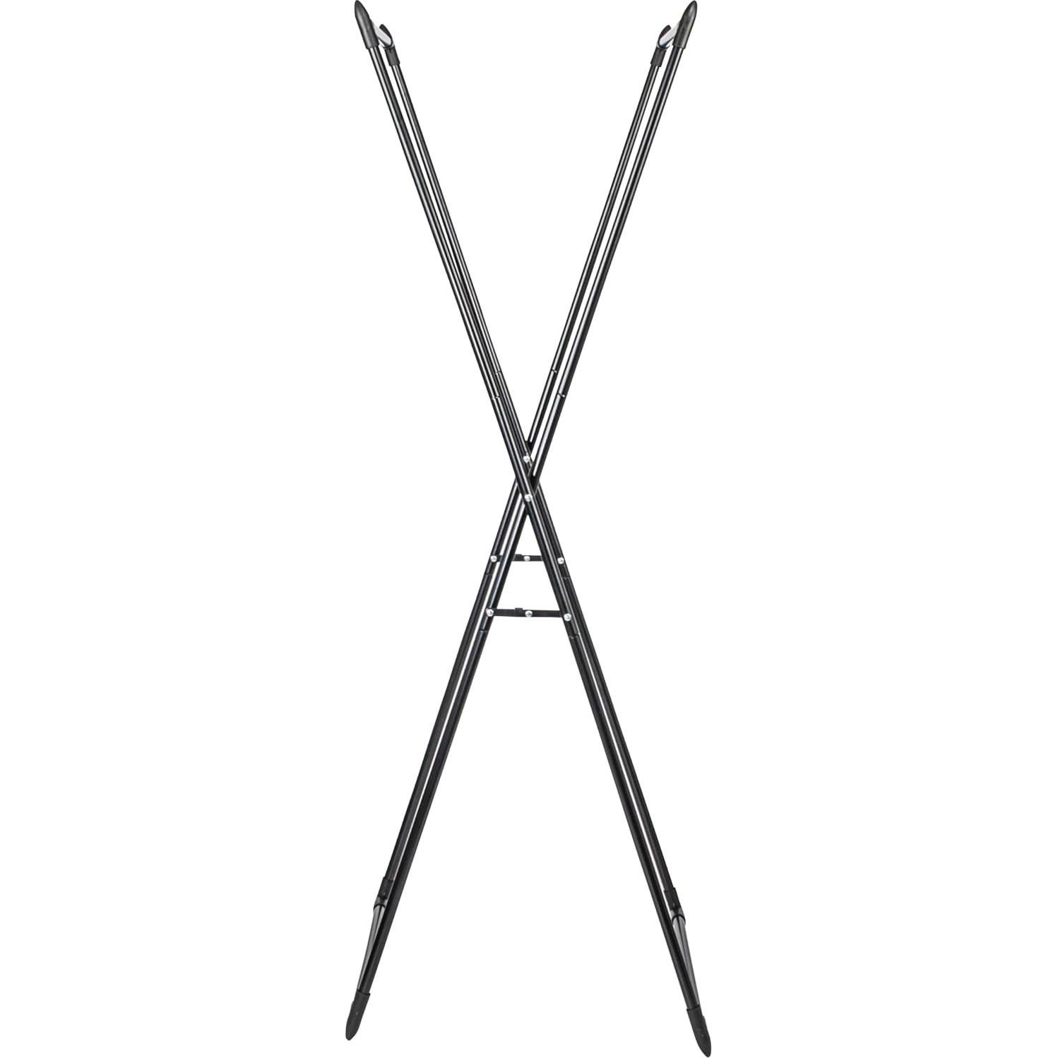 Perchero Plegable Household Essentials Negro 155x57x50 cm