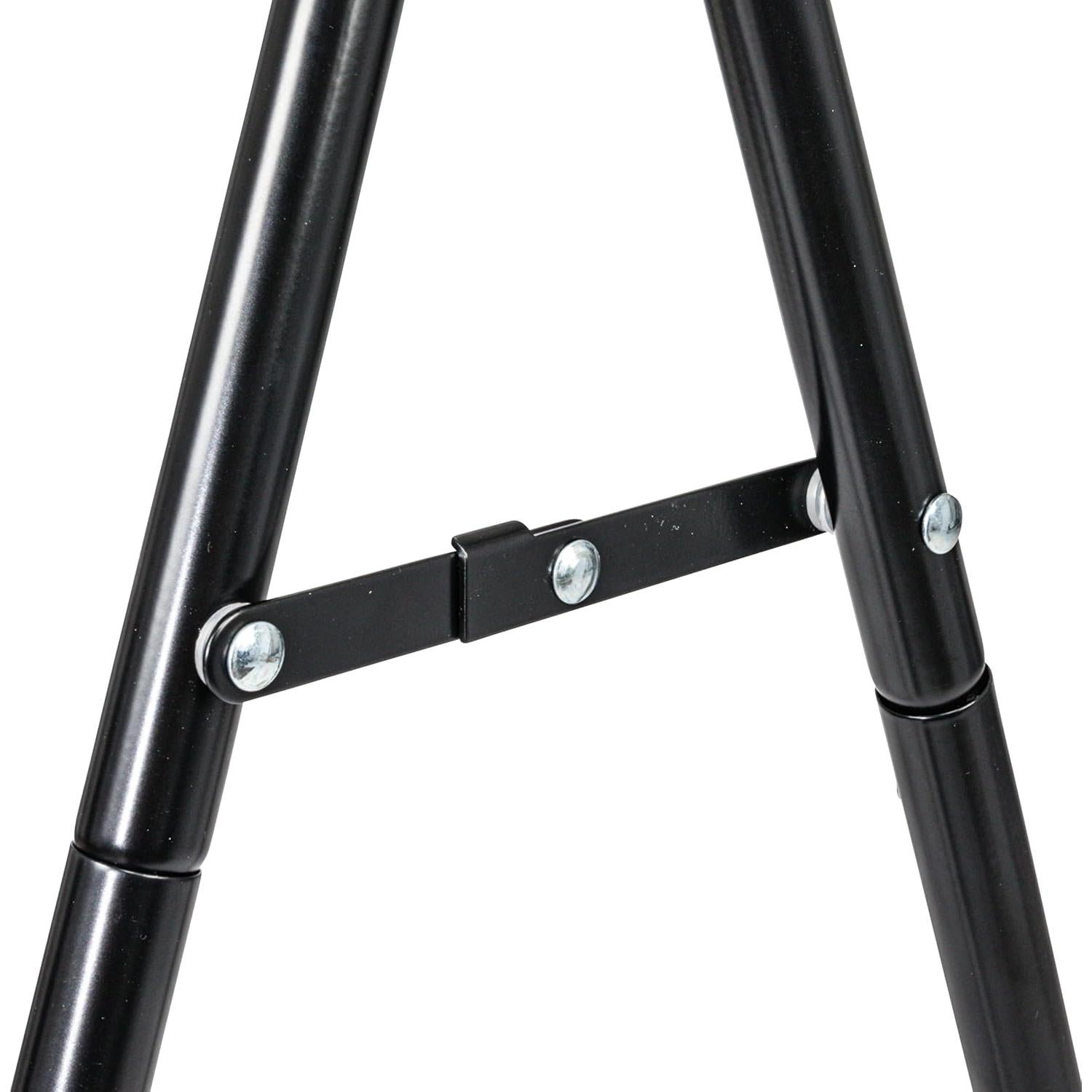 Perchero Plegable Household Essentials Negro 155x57x50 cm