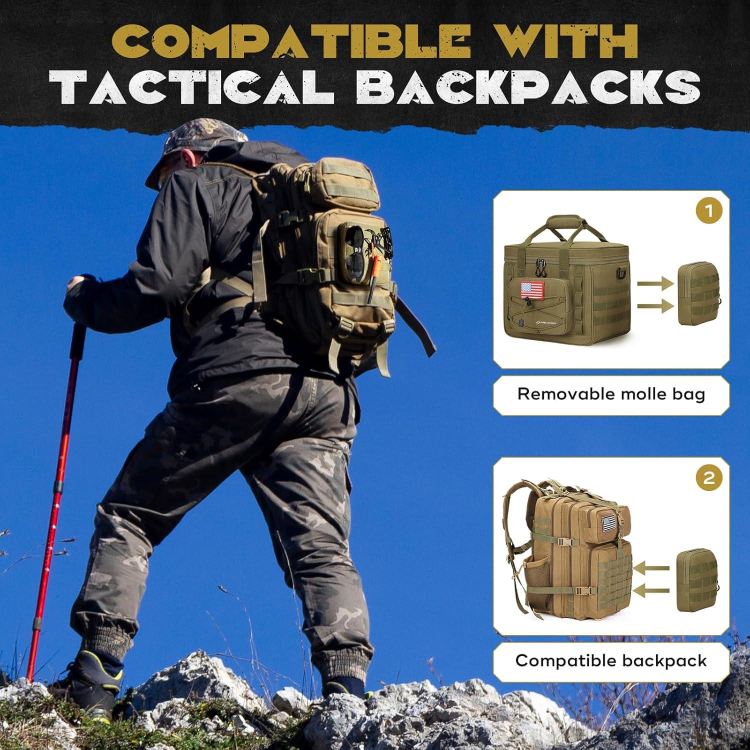 Caja de Almuerzo Táctica Maelstrom 15L Aislada Caqui