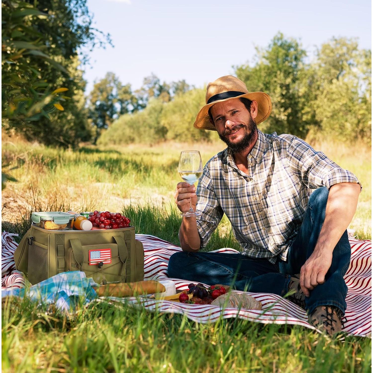 Caja de Almuerzo Táctica Maelstrom 15L Aislada Caqui
