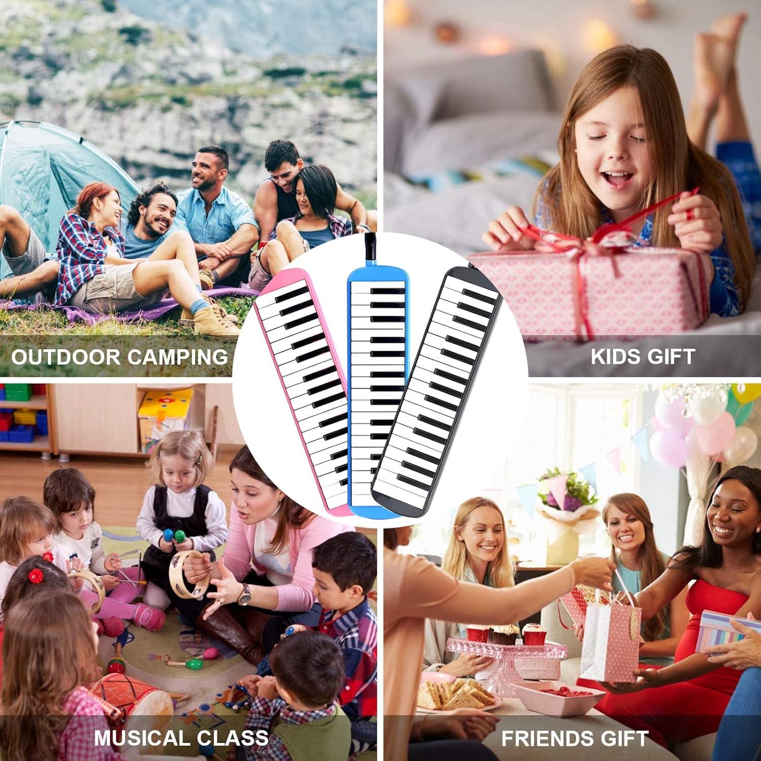 Melodica Vilihy 32 Teclas Portátil con Bolsa y Boquillas