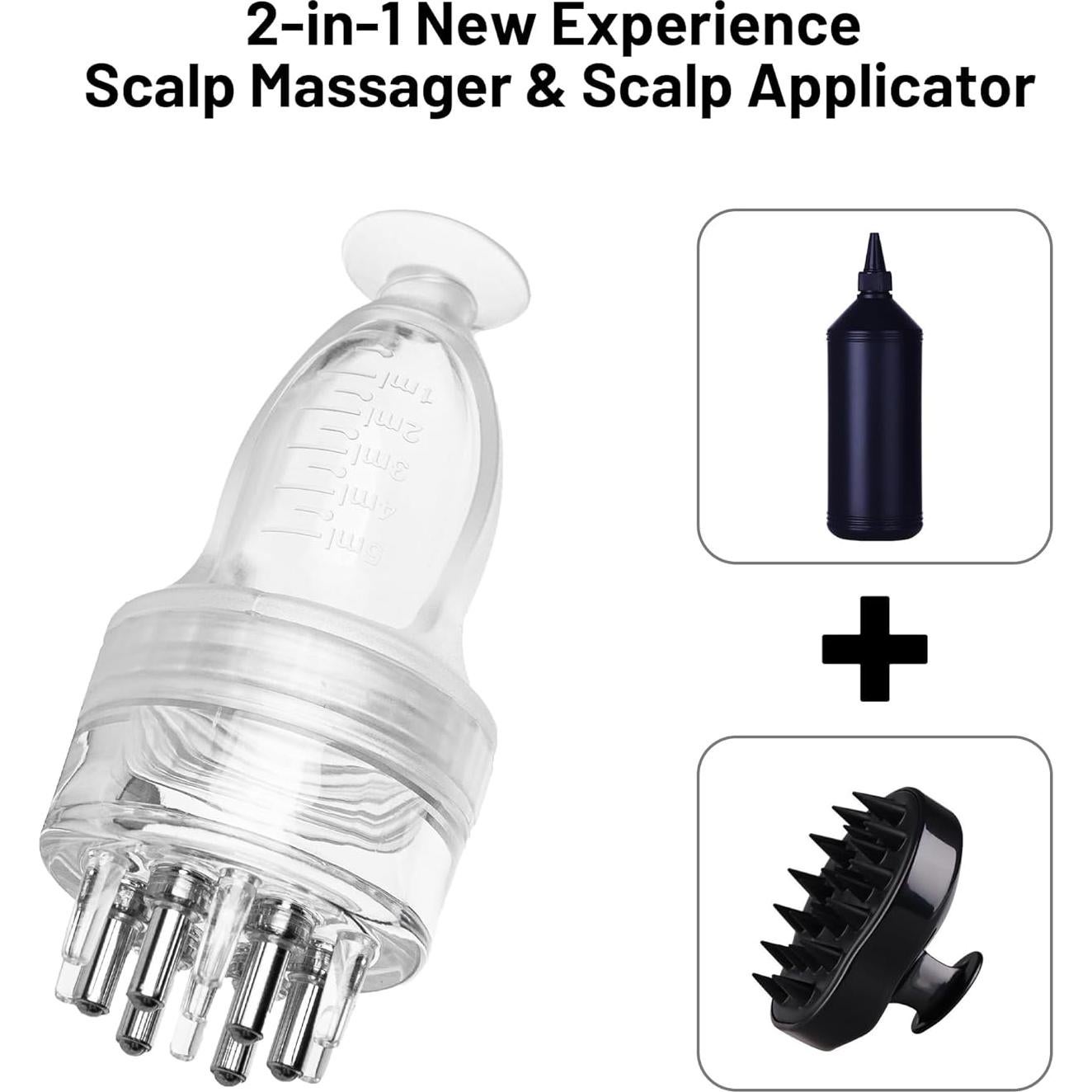 Peine Aplicador de Aceite HASSLICKIT 5ml Masajeador Cabello